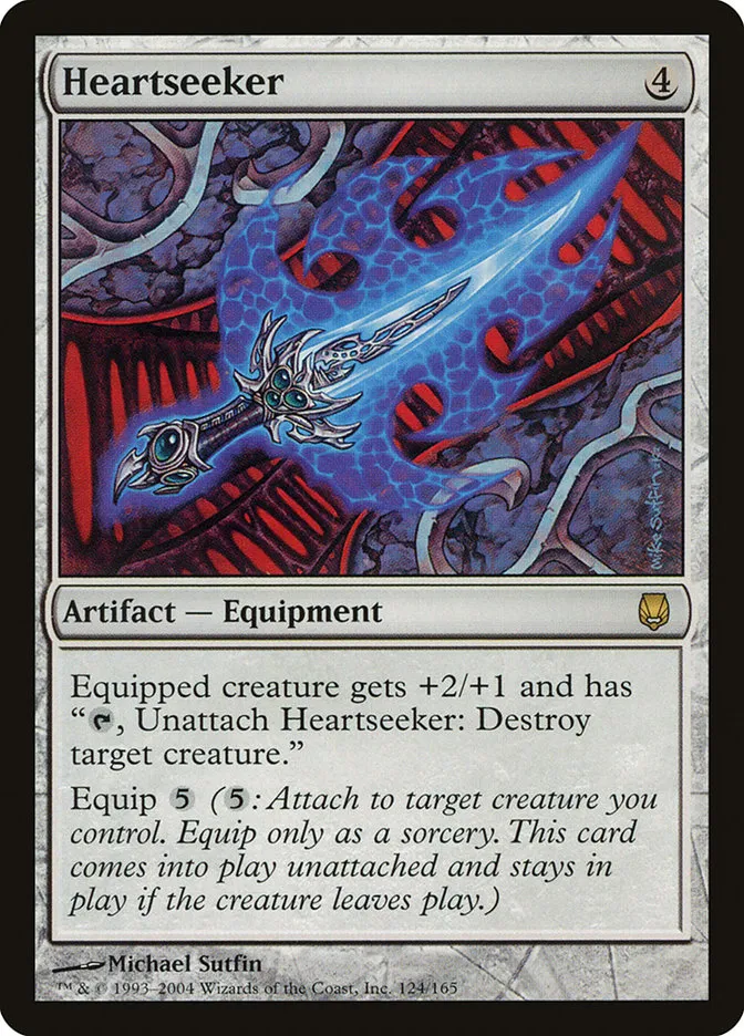 2004 Darksteel Heartseeker rare #124 unlisted card image