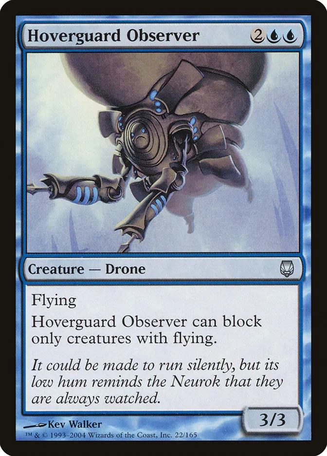 2004 Darksteel Hoverguard Observer uncommon #22 unlisted card image