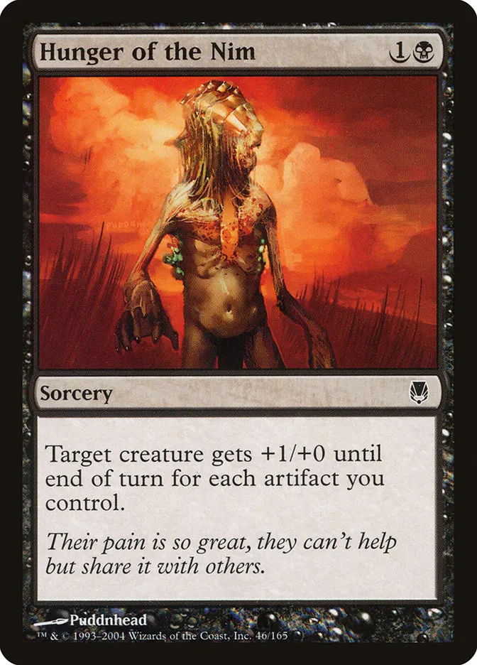 2004 Darksteel Hunger of the Nim common #46 unlisted card image