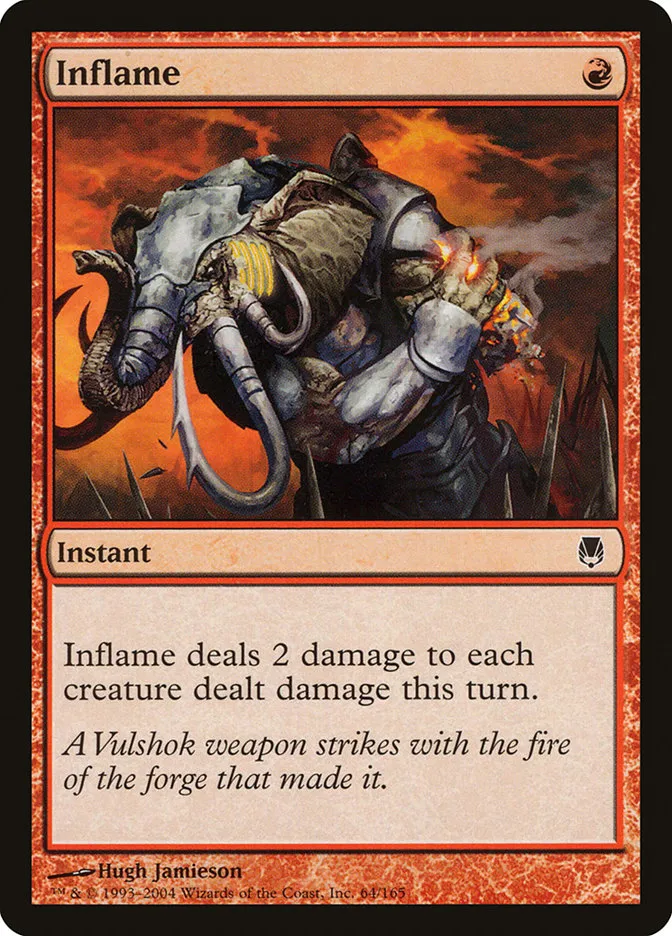 2004 Darksteel Inflame common #64 unlisted card image
