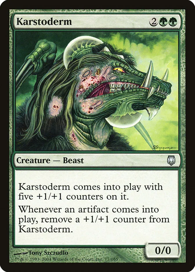 2004 Darksteel Karstoderm uncommon #77 unlisted card image