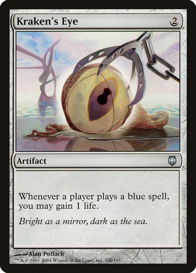 2004 Darksteel Kraken's Eye uncommon #126 unlisted card image