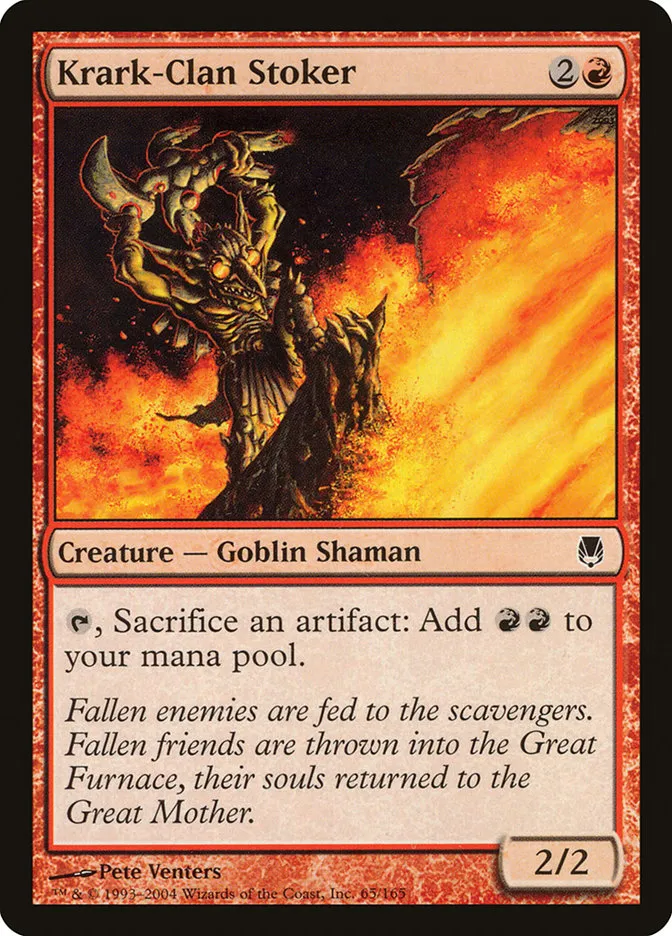 2004 Darksteel Krark-Clan Stoker common #65 unlisted card image