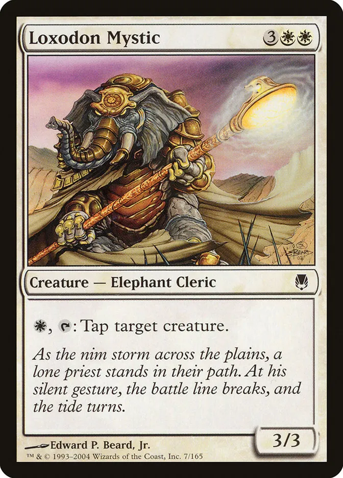 2004 Darksteel Loxodon Mystic common #7 unlisted card image