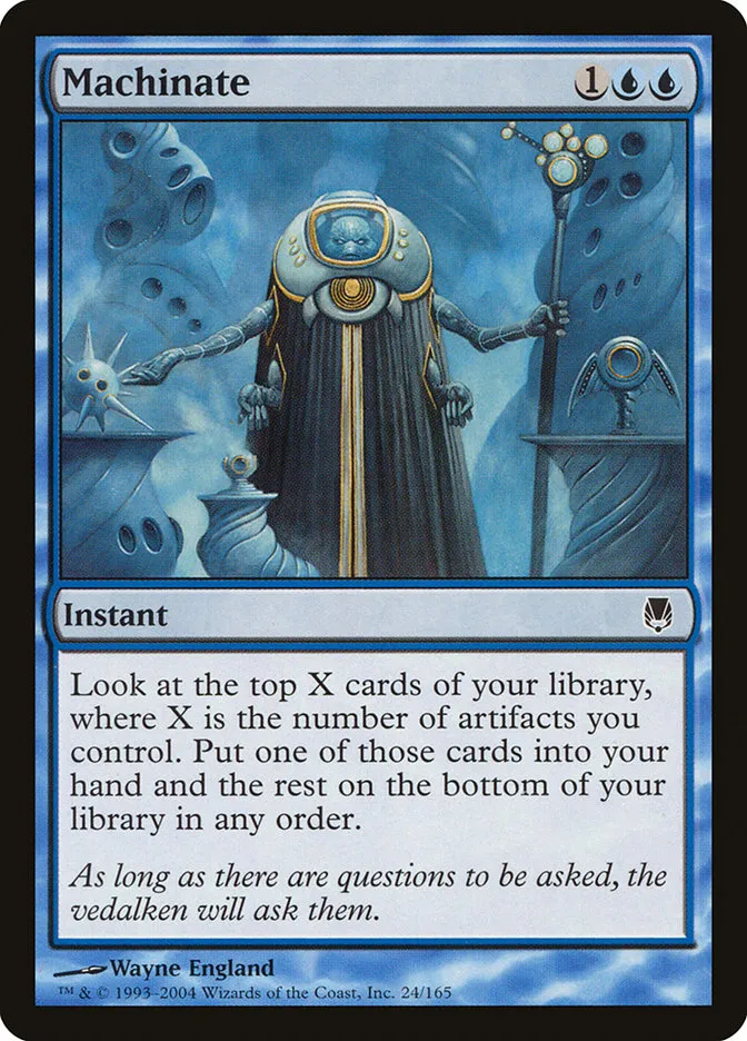 2004 Darksteel Machinate common #24 unlisted card image