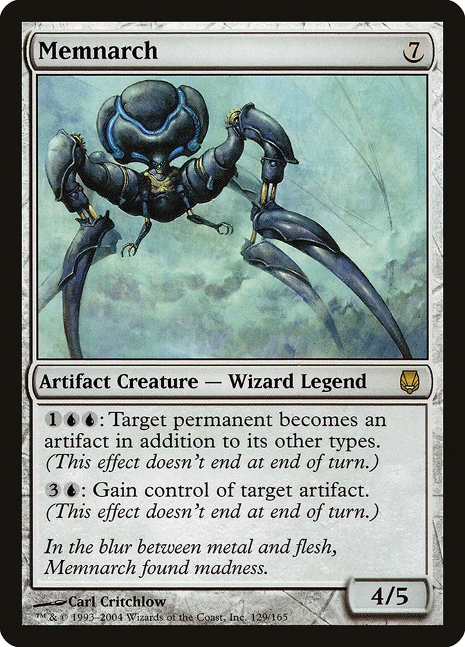 2004 Darksteel Memnarch rare #129 unlisted card image