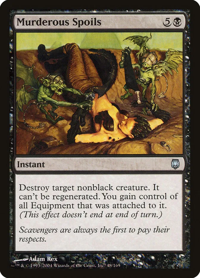2004 Darksteel Murderous Spoils uncommon #48 unlisted card image