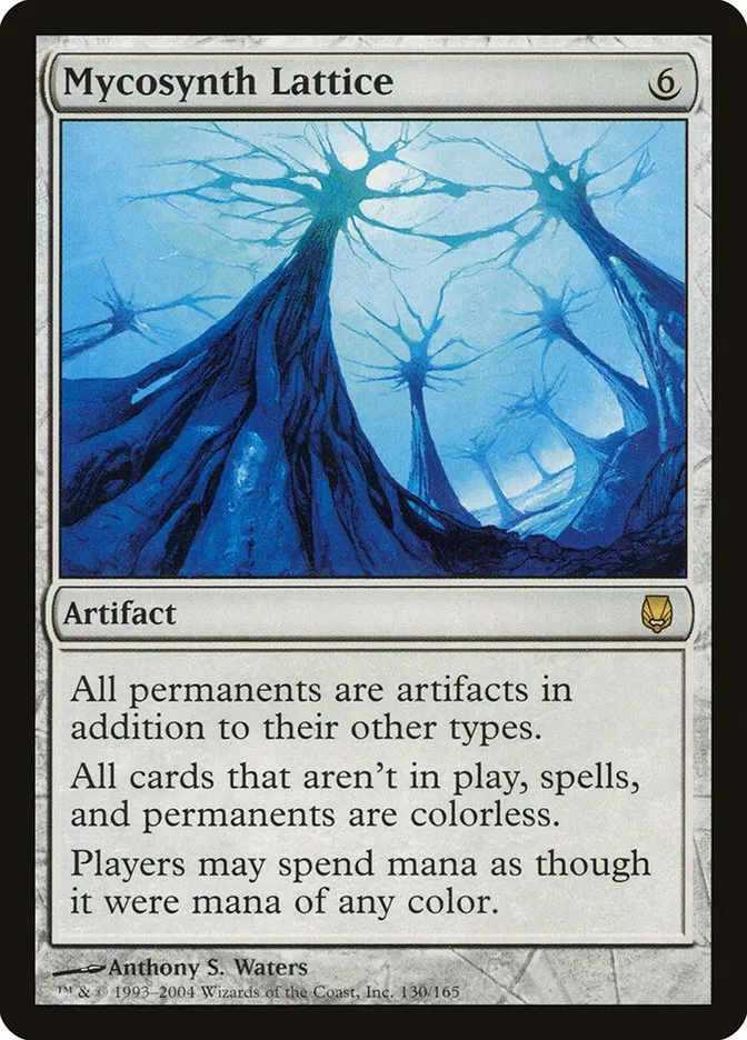 2004 Darksteel Mycosynth Lattice rare #130 unlisted card image