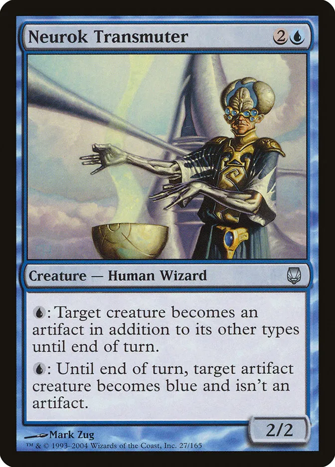 2004 Darksteel Neurok Transmuter uncommon #27 unlisted card image