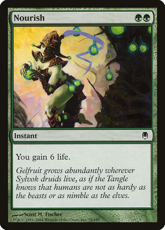 2004 Darksteel Nourish common #78 unlisted card image