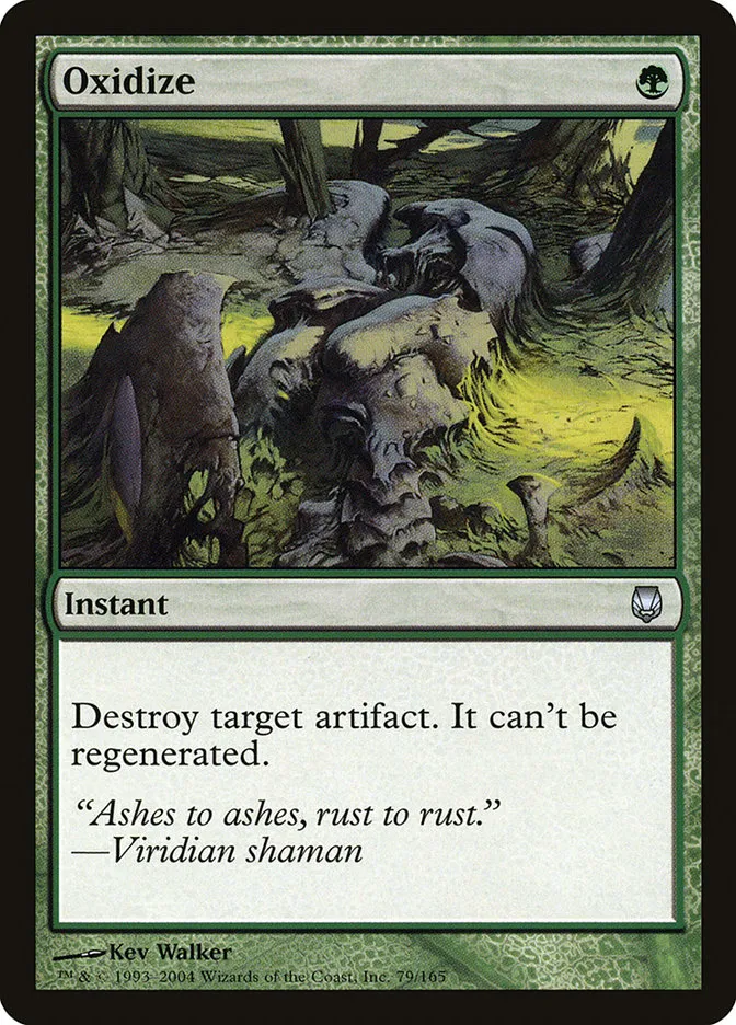 2004 Darksteel Oxidize uncommon #79 unlisted card image