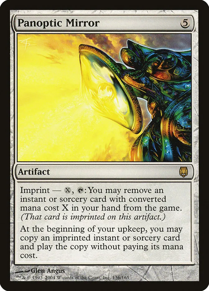 2004 Darksteel Panoptic Mirror rare #136 unlisted card image