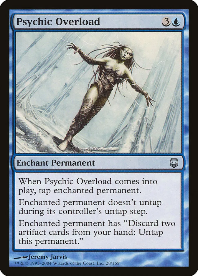 2004 Darksteel Psychic Overload uncommon #28 unlisted card image