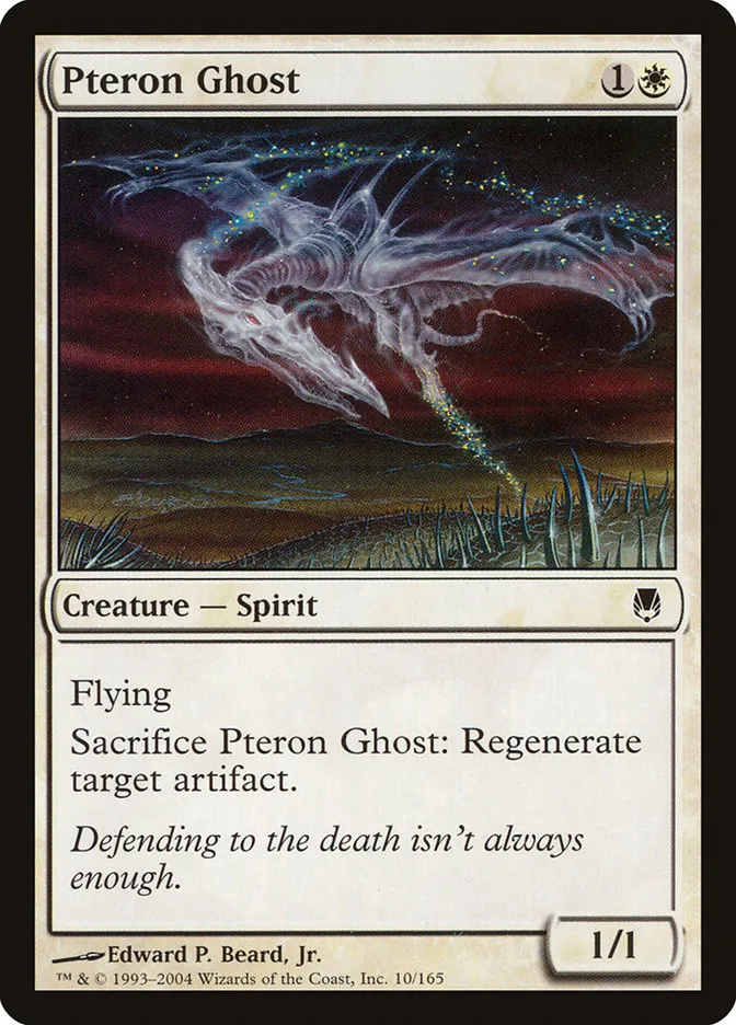 2004 Darksteel Pteron Ghost common #10 unlisted card image
