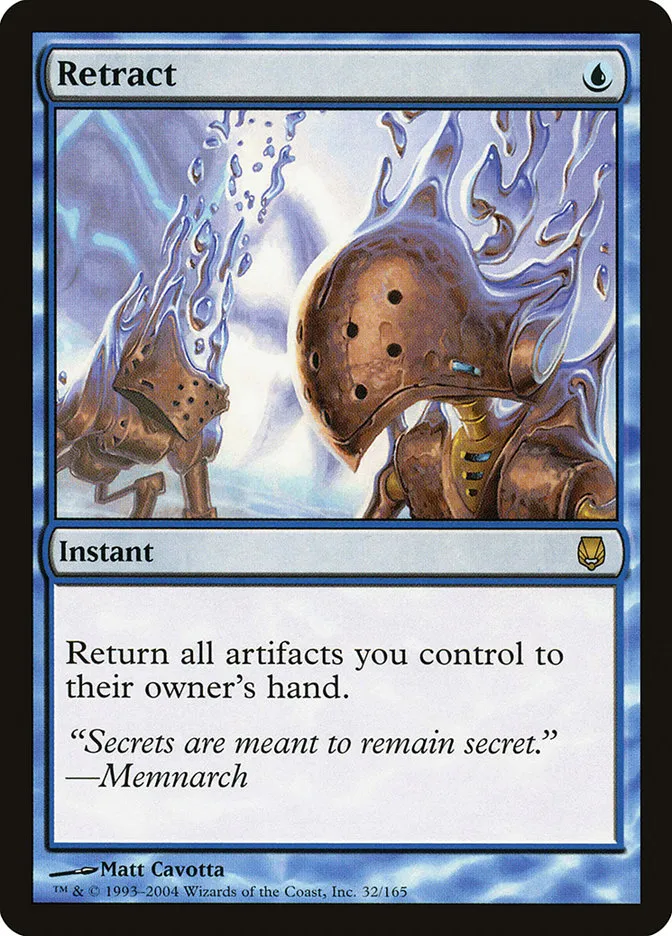 2004 Darksteel Retract rare #32 unlisted card image