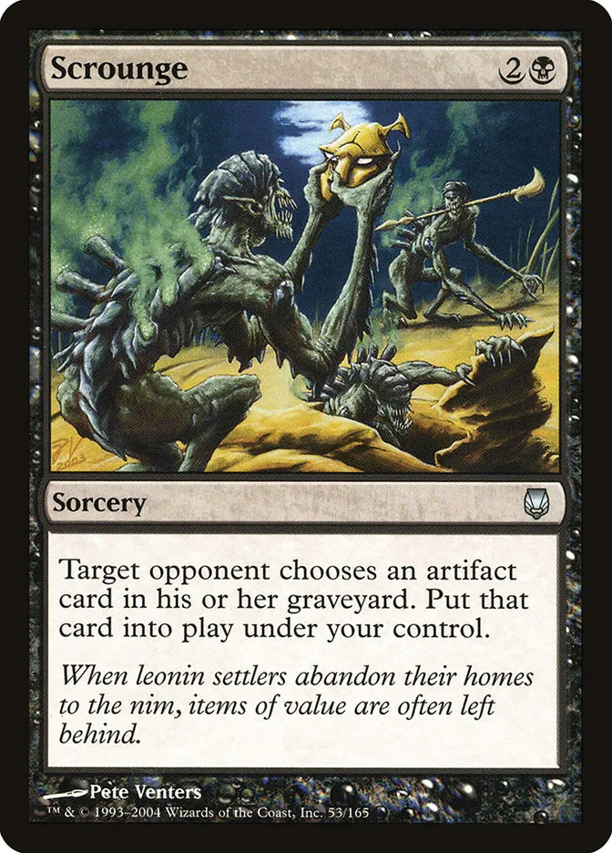 2004 Darksteel Scrounge uncommon #53 unlisted card image