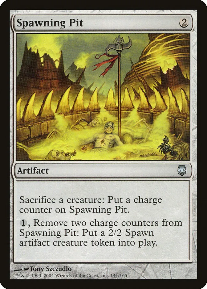 2004 Darksteel Spawning Pit uncommon #141 unlisted card image