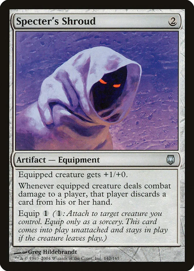 2004 Darksteel Specter's Shroud uncommon #142 unlisted card image