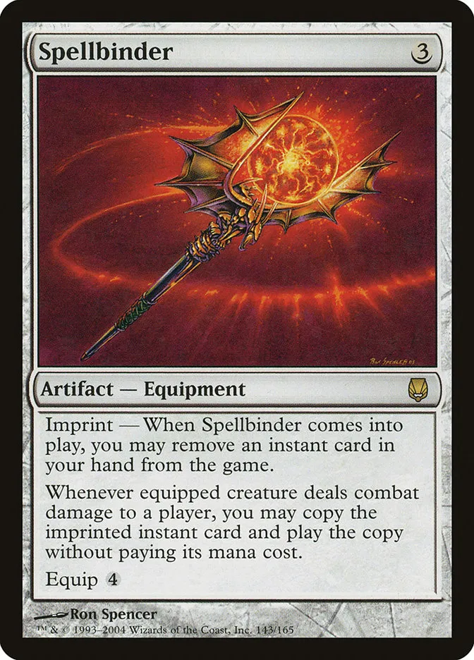 2004 Darksteel Spellbinder rare #143 unlisted card image