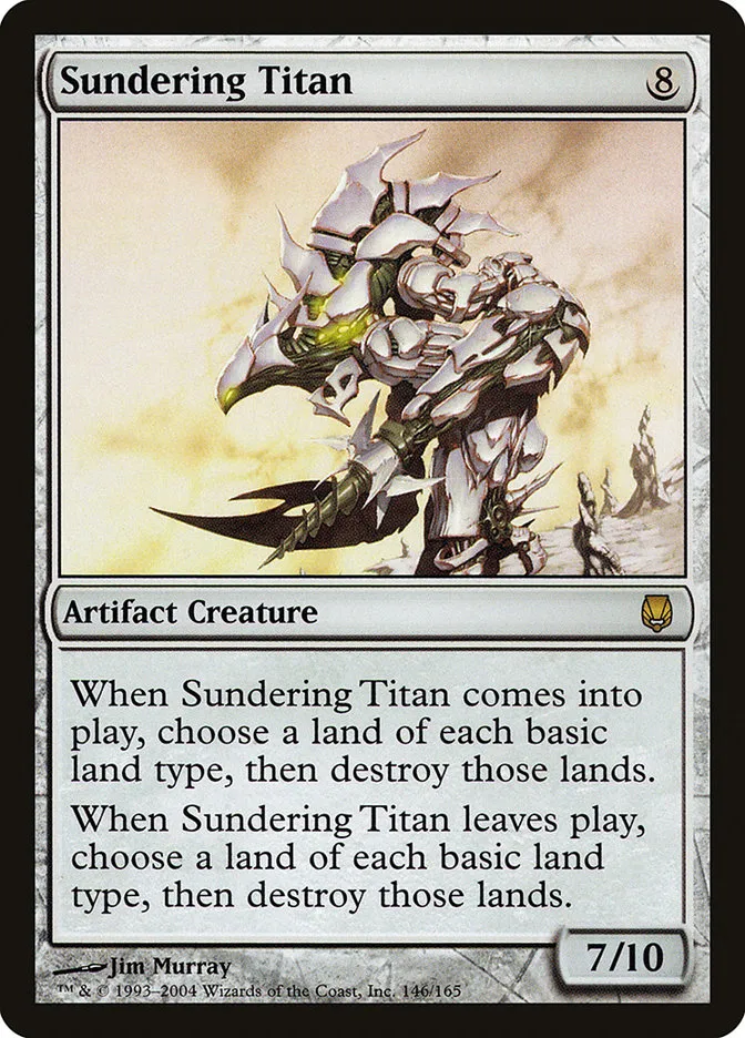 2004 Darksteel Sundering Titan rare #146 unlisted card image