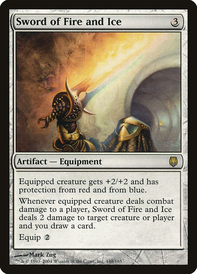 2004 Darksteel Sword of Fire and Ice rare #148 unlisted card image