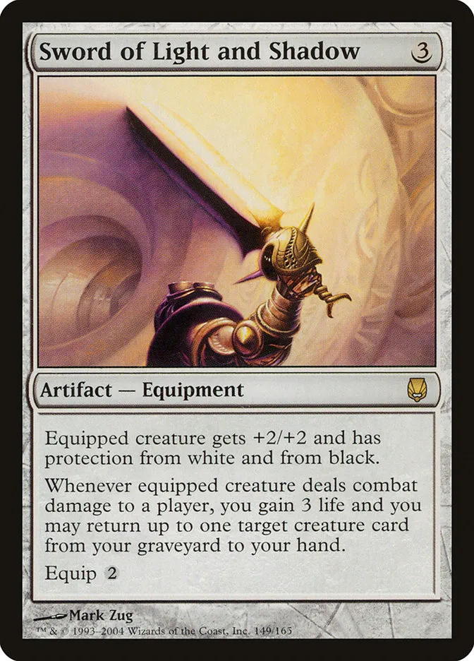 2004 Darksteel Sword of Light and Shadow rare #149 unlisted card image