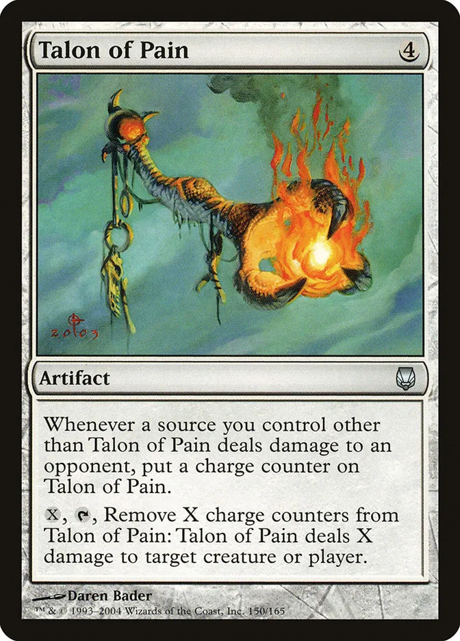 2004 Darksteel Talon of Pain uncommon #150 unlisted card image