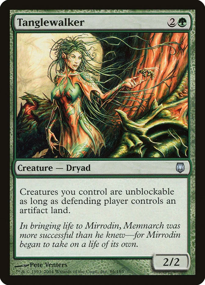 2004 Darksteel Tanglewalker uncommon #86 unlisted card image