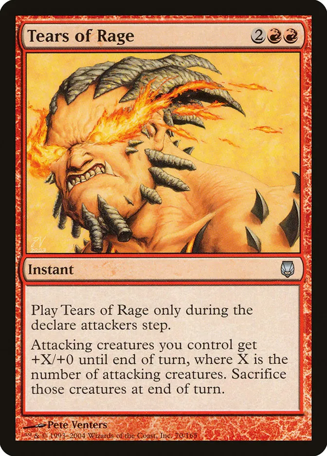 2004 Darksteel Tears of Rage uncommon #70 unlisted card image