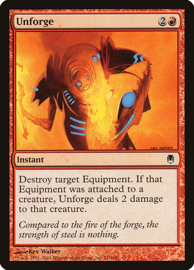 2004 Darksteel Unforge common #71 unlisted card image