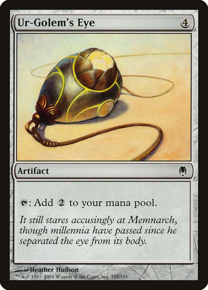2004 Darksteel Ur-Golem's Eye common #155 unlisted card image