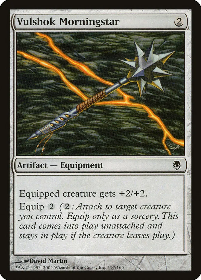 2004 Darksteel Vulshok Morningstar common #157 unlisted card image