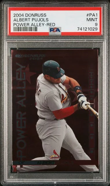 2004 Donruss Albert Pujols Power Alley Red #PA1 card image