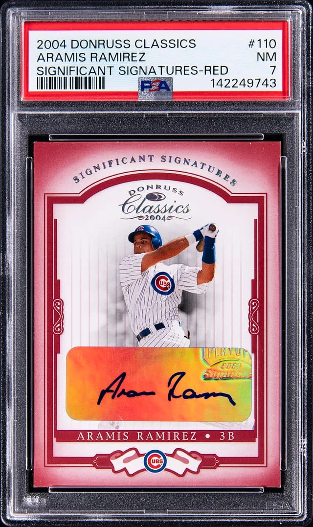 2004 Donruss Armais Ramirez Classics Significant Signatures Red #110 card image