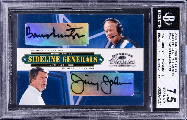 2004 Donruss Barry Switzer/Jimmy Johnson Classics Sideline Generals #SG-1 card image