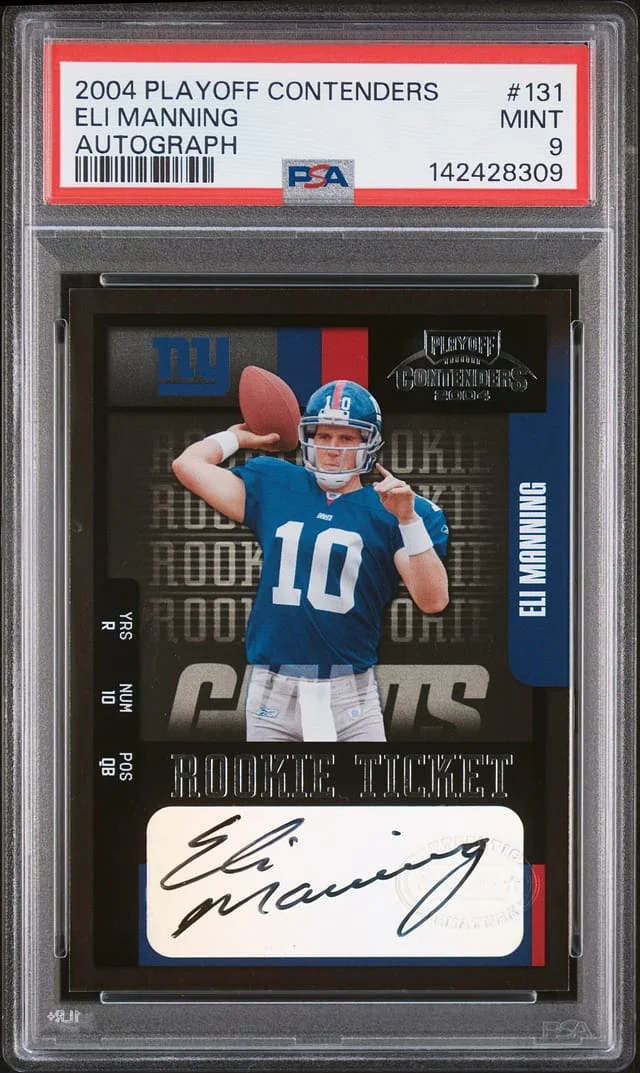 2004 Donruss Eli Manning Playoff Contenders Autograph #131 card image