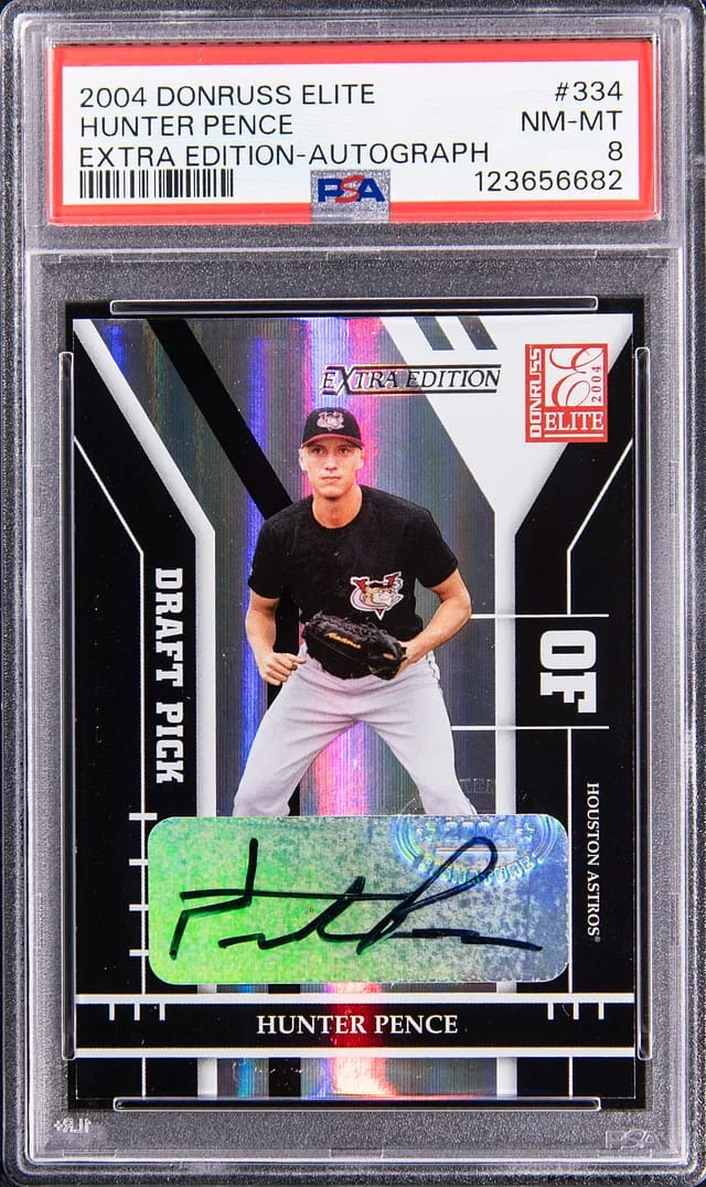 2004 Donruss Elite Extra Edition Hunter Pence Autograph #334 card image