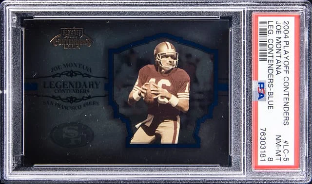 2004 Donruss Joe Montana Playoff Legendary Contenders #LC-5 card image
