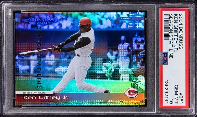 2004 Donruss Ken Griffey Jr. Season Stat Line #251 card image