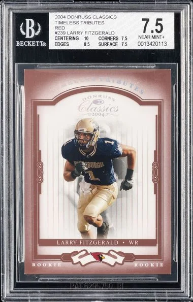 2004 Donruss Larry Fitzgerald Classics Timeless Tributes-Red #239 card image