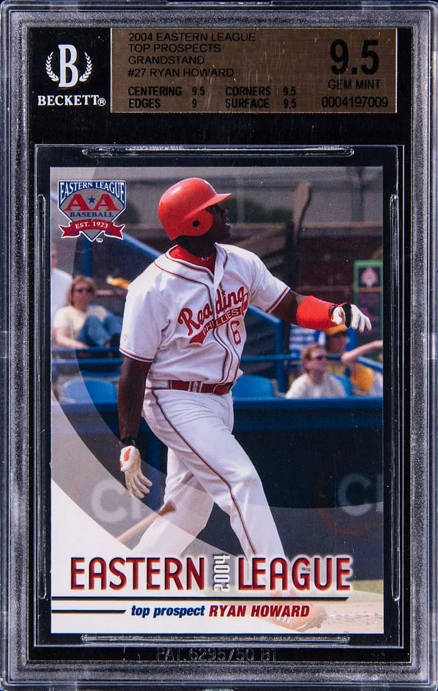 2004 Eastern League Top Prospects Grandstand Ryan Howard #27 card image