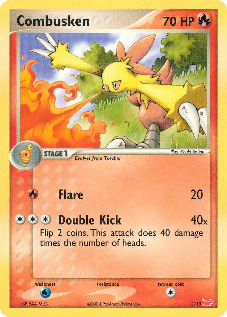 2004 EX Trainer Kit Latias Combusken Trainer Kit #02/10 Trainer Kit card image