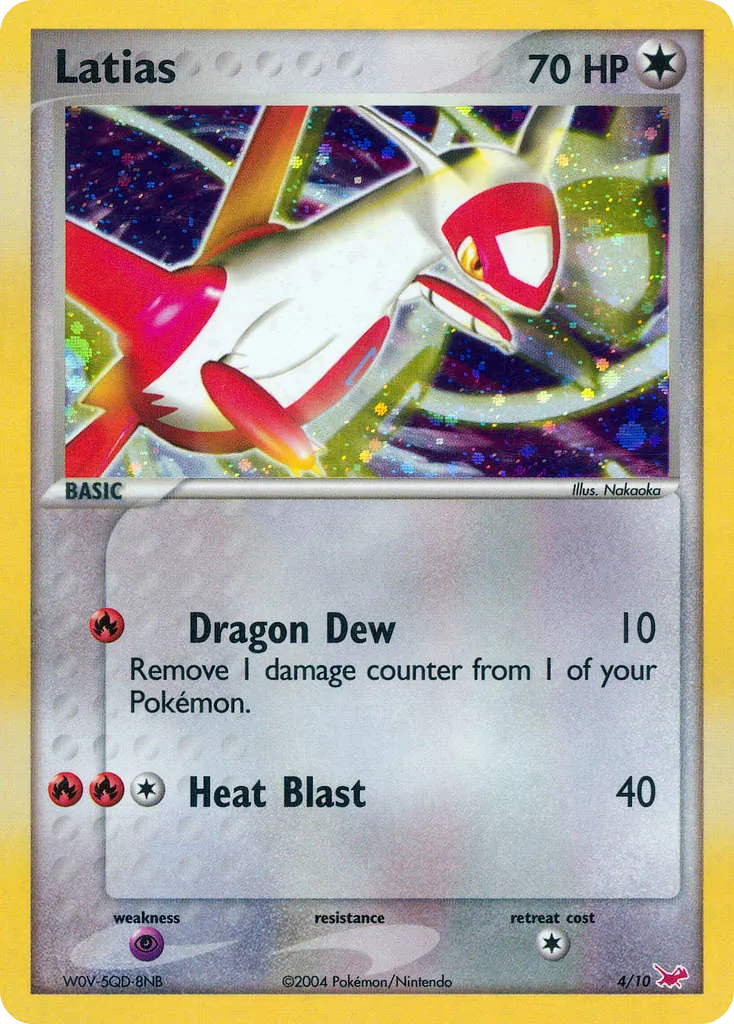 2004 EX Trainer Kit Latias Latias Trainer Kit #04/10 Trainer Kit card image
