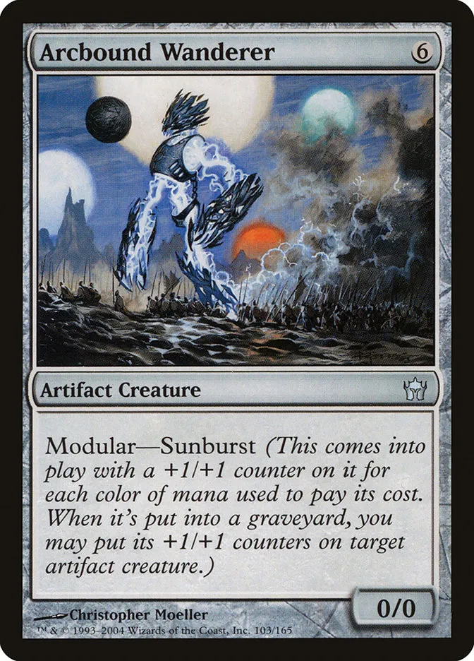 2004 Fifth Dawn Arcbound Wanderer uncommon #103 unlisted card image