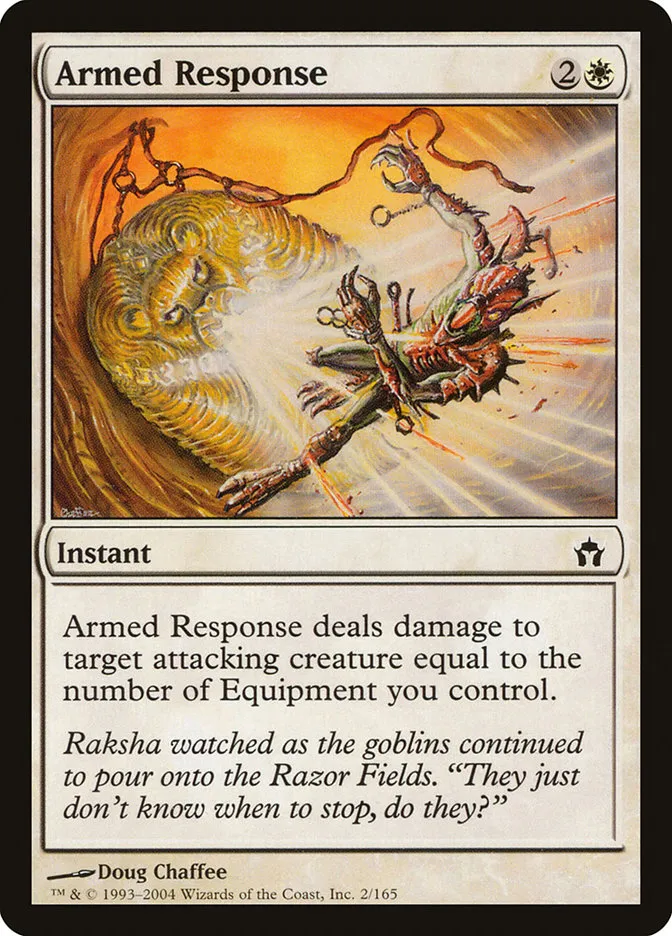 2004 Fifth Dawn Armed Response common #2 unlisted card image
