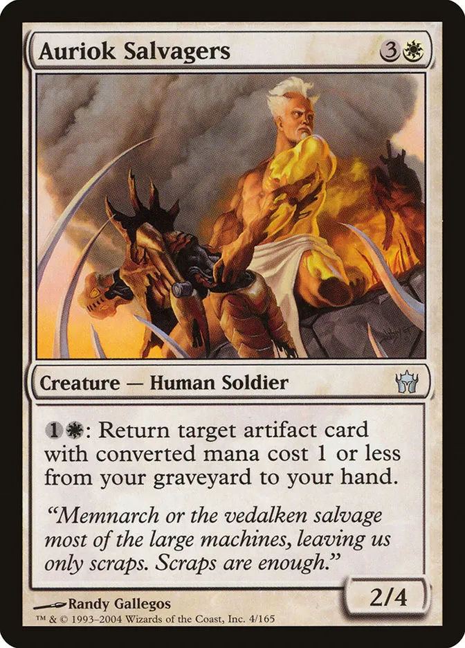 2004 Fifth Dawn Auriok Salvagers uncommon #4 unlisted card image