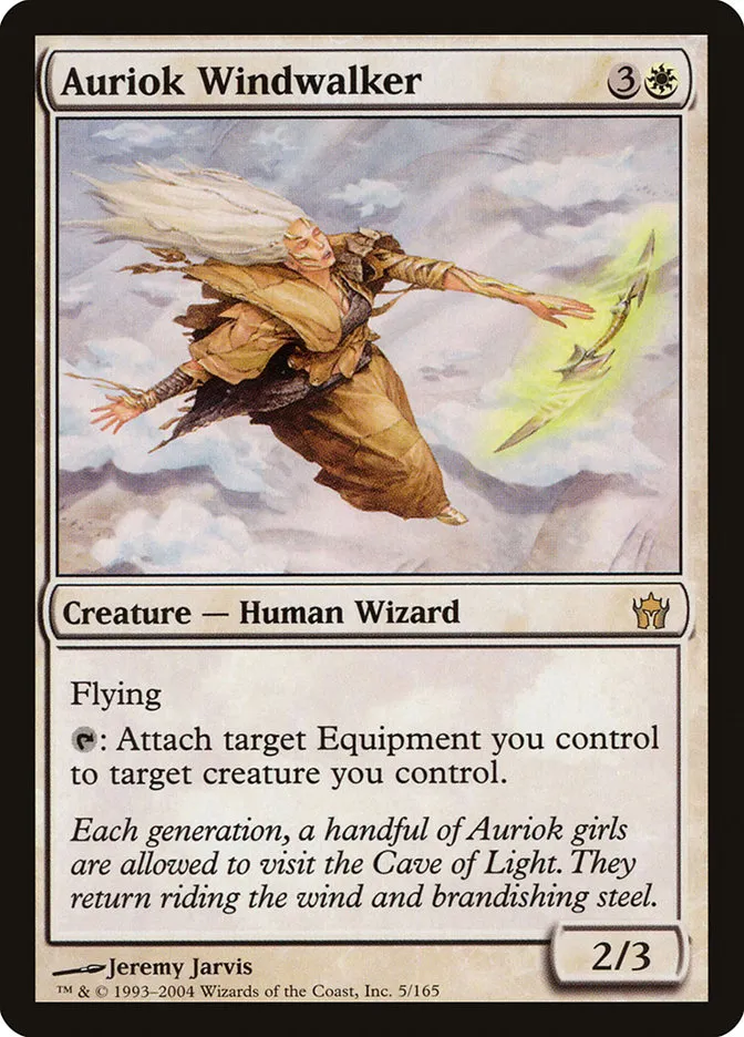 2004 Fifth Dawn Auriok Windwalker rare #5 unlisted card image