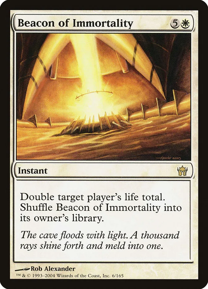 2004 Fifth Dawn Beacon of Immortality rare #6 unlisted card image