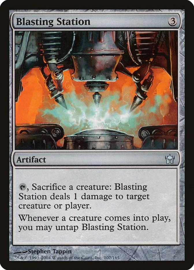 2004 Fifth Dawn Blasting Station uncommon #107 unlisted card image