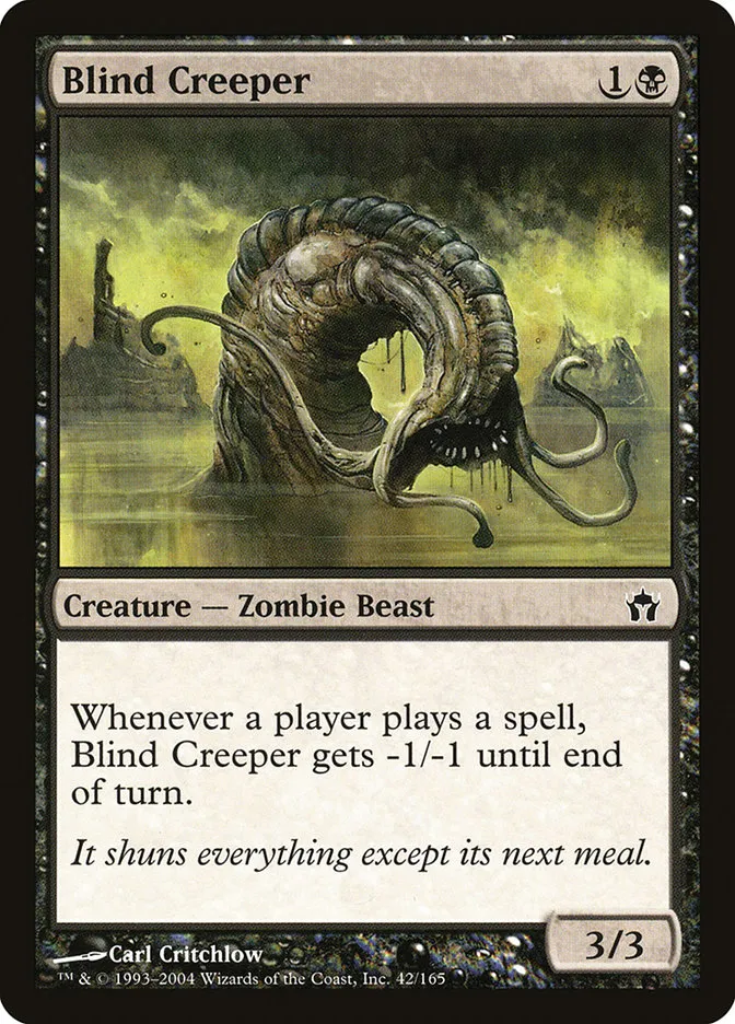 2004 Fifth Dawn Blind Creeper common #42 unlisted card image